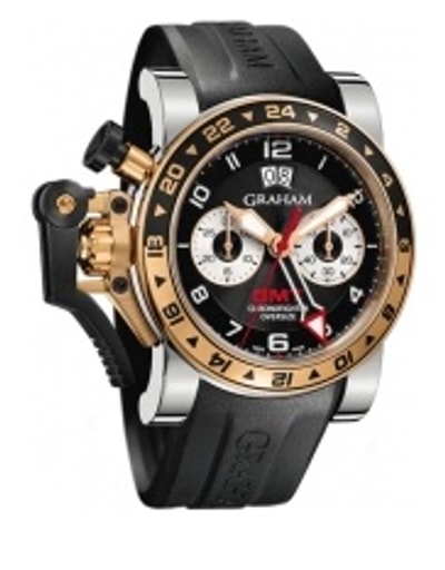 Graham Chronofighter Oversize GMT - Steel & Gold 2OVGG.B21A